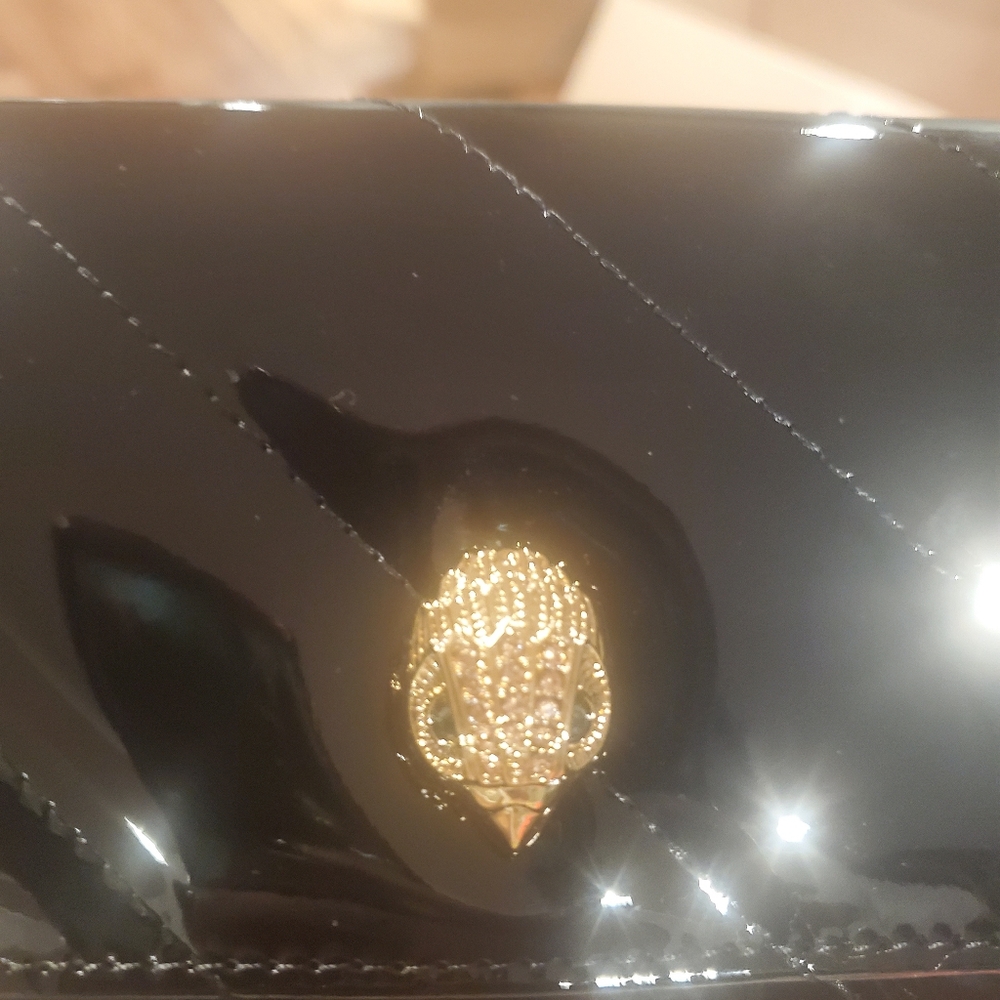 - NWT Kurt Geiger London SoHo Leather Chain wallet